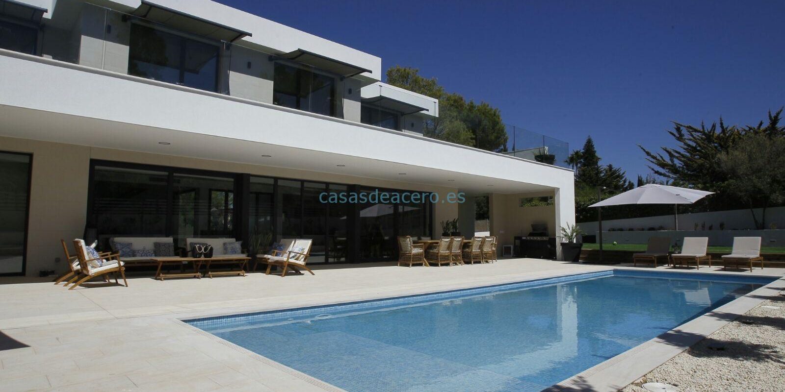 CASA MALLORCA. STEEL FRAME. CASAS DE ACERO