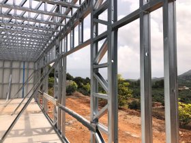 CASA MALLORCA. STEEL FRAME. CASAS DE ACERO