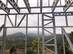 CASA MALLORCA. STEEL FRAME. CASAS DE ACERO
